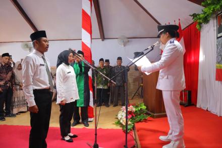 Pelantikan Perangkat Desa Jajar
